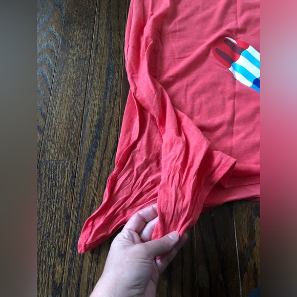 NWOT* Motherhood Maternity Women’s M “Ready to Pop” Heathered Red Sleeveless Top - Picture 11 of 14